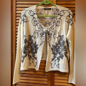 Peruvian Connection Size M alpaca cardigan